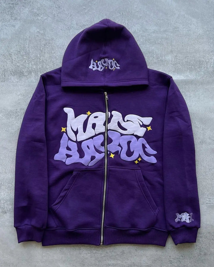 One Way 'letterz' Zip Up